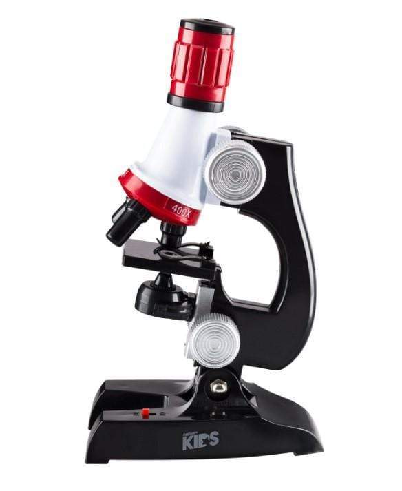 Beginner Educational Science Compound Microscope 10 Piece Toy Set for Kids 3 Bros Brands 123 Microscope Set