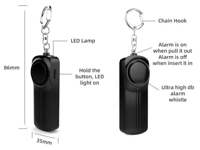 Stenzy™ Personal Safety Alarm Keychain 3 Bros Brands Electrical Equipment & Supplies