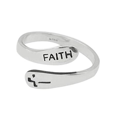 Esther's Attic™ Faith Cross Ring 3 Bros Brands Skin Care & Beauty