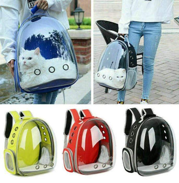 Pet Carrier Portable Backpack Transparent Travel Bag 3 Bros Brands Pet Carrier