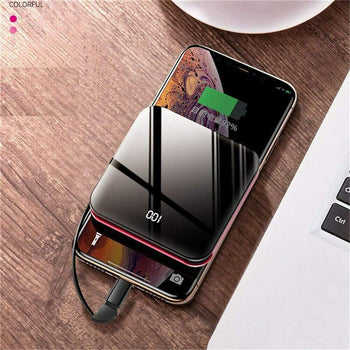 UltraThin Dual USB Portable Power Bank 20000mAh External Battery Backup Charger 3 Bros Brands 262 Portable Charger